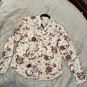Matilda Jane Women’s good hart line floral blouse size M